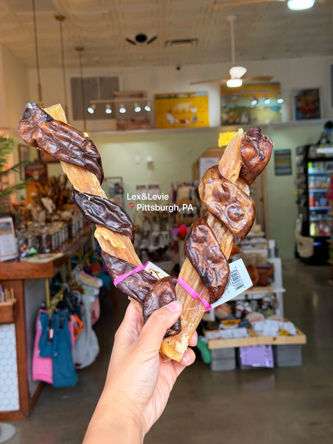 Medium chew - 12" Beef Combo Strap