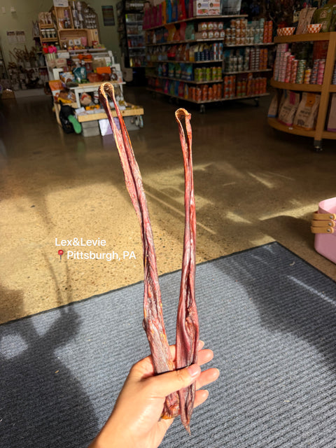 Medium chew -  Smoked bully skin