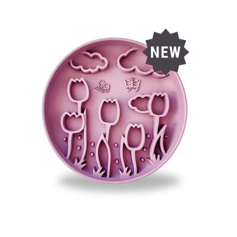 Barks and Brownies - Tulip Slow Feeder Plum