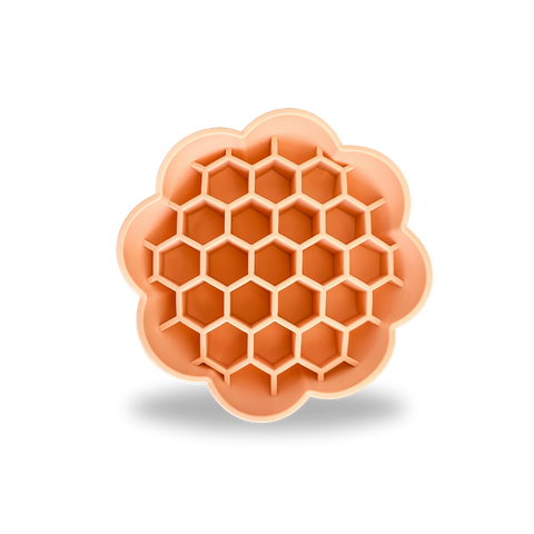 Barks and Brownies - Daisy Slow Feeder Peach