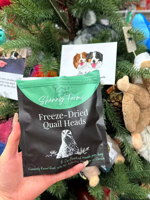Shanny Farms Freeze-Dried Quail Heads