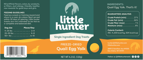 Little Hunter - Quail Egg Yolk Treats