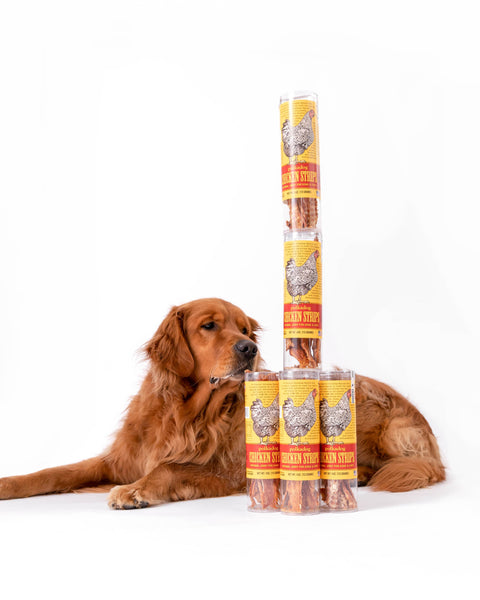 Polkadog - Chicken Strip Jerky - 4oz Tube - Dog Treats