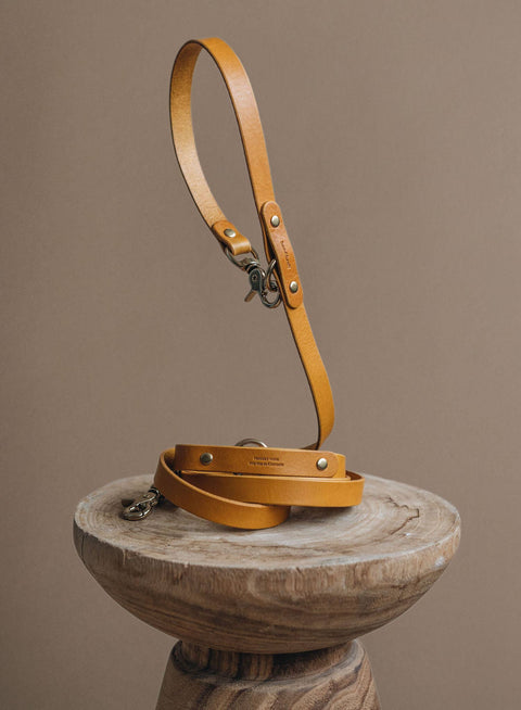 BAND&ROLL - Crossbody Dog Leather Leash. Lasso