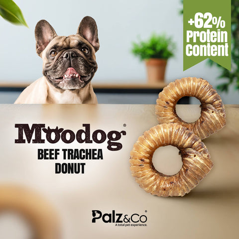 Palz&Co - Moodog Beef Trachea Donut - Pack of 1