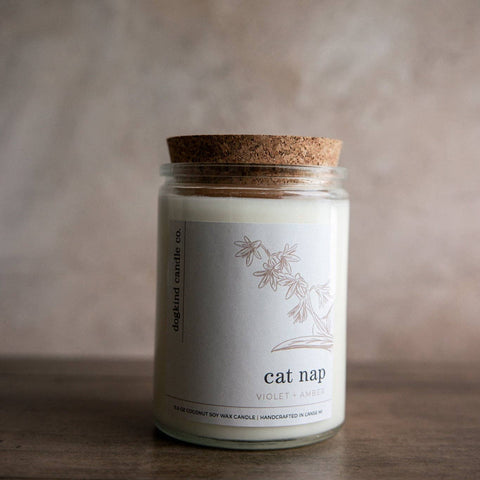 Dogkind Candle Co - Cat nap - violet + amber