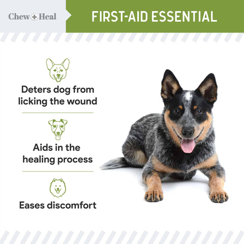 Chew + Heal - Liquid Bandage for Dogs, Pet First Aid Essential - 4 oz.