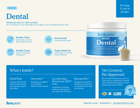 Fera Pets - Dental Support for Dogs and Cats