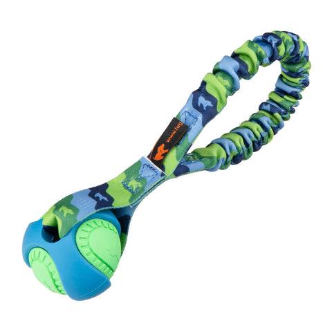 Tug-E-Nuff - Pocket PowerBall Bungee Tug | Fetch Dog Toys | Tug-E-Nuff