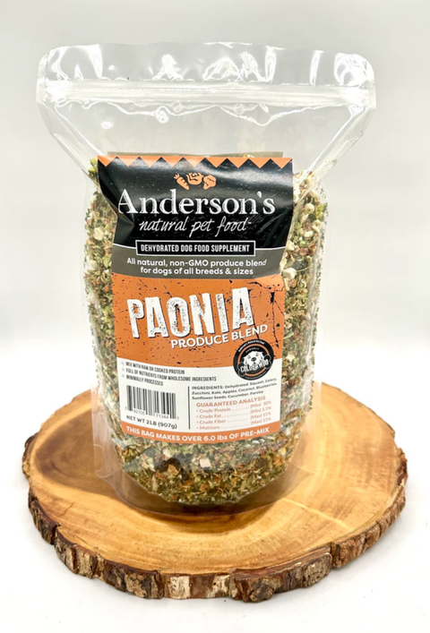 Anderson's Natural Pet - Produce Base Mix/Topper - Paonia Blend
