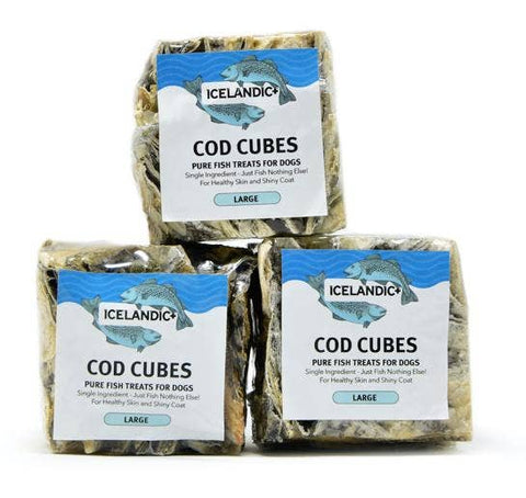 Icelandic+ - Cod Skin Large Cube Dog Treat