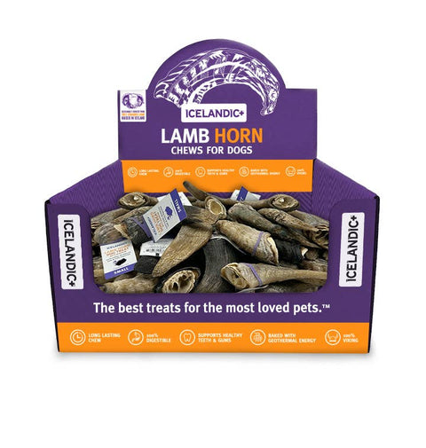 Icelandic+ - Icelandic+ Small Lamb Horn with Marrow 36-Ct Display Box