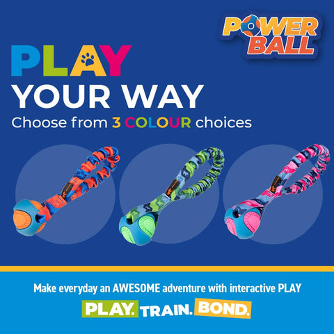Tug-E-Nuff - Pocket PowerBall Bungee Tug | Fetch Dog Toys | Tug-E-Nuff