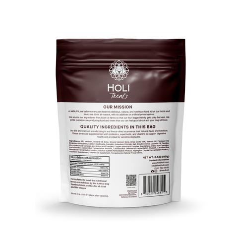 HOLI - Free Range Elk & Venison Freeze Dried Dog Treats