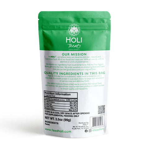 HOLI - 3.5 oz Rabbit Dog Treats