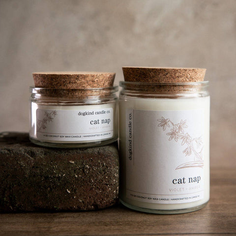 Dogkind Candle Co - Cat nap - violet + amber