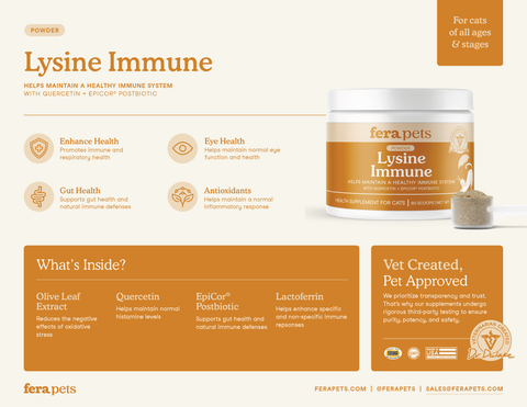 Fera Pets - Lysine Immune for Cats