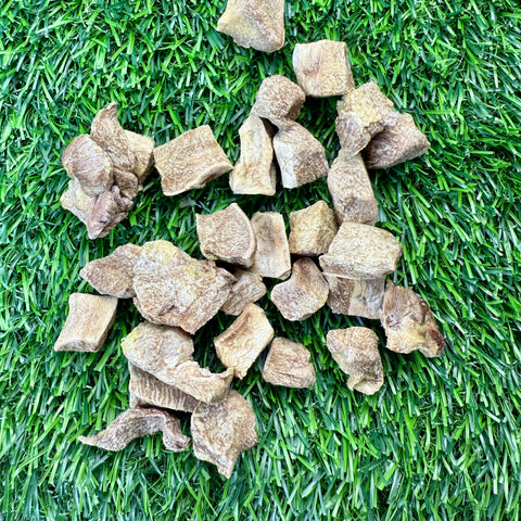 Golden Nibbles - Pork Tongue - 3oz Bag - Freeze-Dried Treat for Dogs & Cats