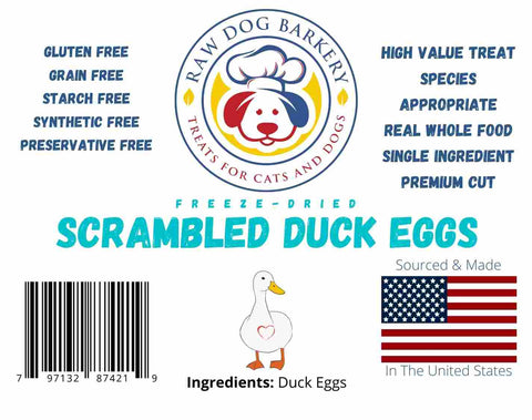 Raw Dog Barkery - Scrambled Ducks Eggs