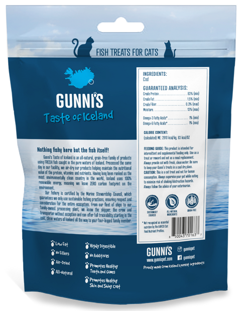 Gunni's Pet - CAT COD MINI MORSELS