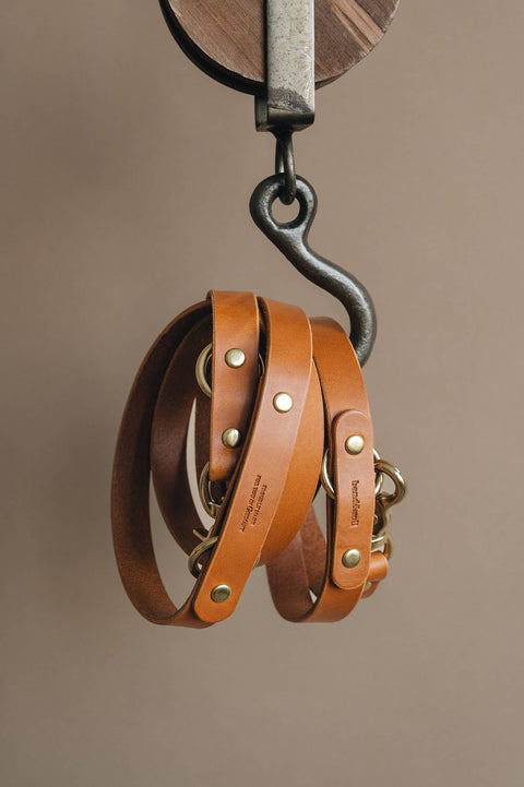 BAND&ROLL - Crossbody Dog Leather Leash. Lasso