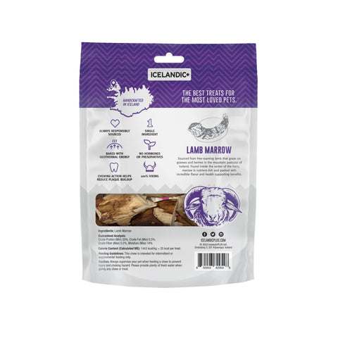 Icelandic+ - Lamb Marrow Whole Pieces Dog Treats: Default Title