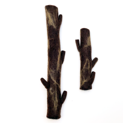 Karma Cat Inc. - Dharma Dog Toy, Wool Stick, Brown