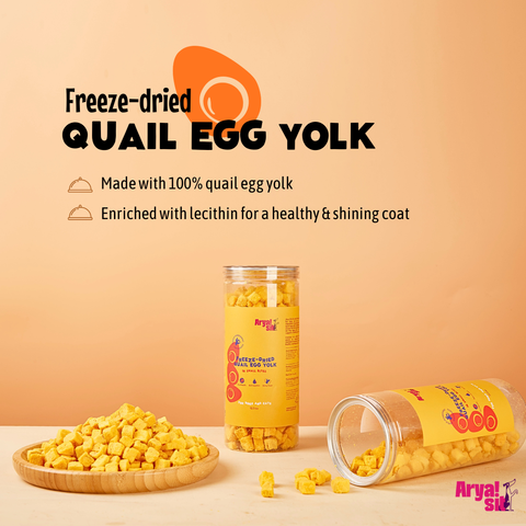 Arya Sit! - Freeze-Dried Egg Yolk Bites