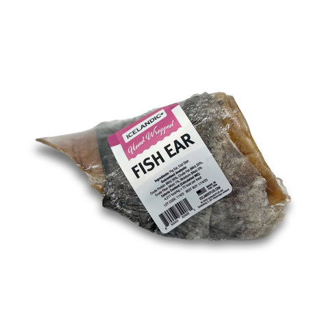 Icelandic+ - Fish Ear Cod Skin Wrapped Pig Ear Dog Treat: Default Title
