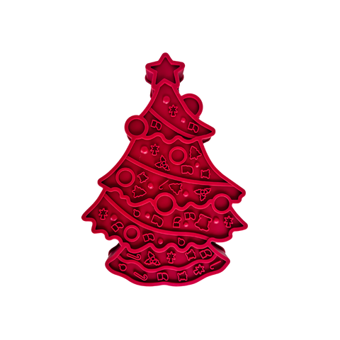 Barks and Brownies - Christmas Tree Slow Feeder - (Red or Green)