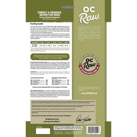 OC Raw - Freeze-Dried Meaty Rox Dog Food