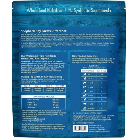 Shepherd Boy Farms Freeze-Dried Recipe Dog Food 14oz