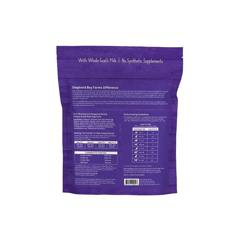 Shepherd Boy Farms Freeze-Dried Recipe Dog Food 14oz