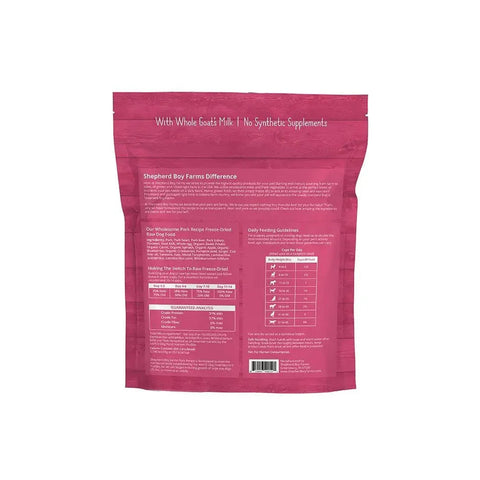 Shepherd Boy Farms Freeze-Dried Recipe Dog Food 14oz