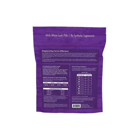Shepherd Boy Farms Freeze-Dried Recipe Dog Food 14oz