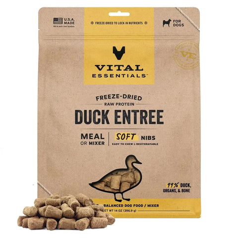 Vital Essentials¨ Freeze-Dried Raw Entree & Mixer Dog Food Soft Nibs 14 oz